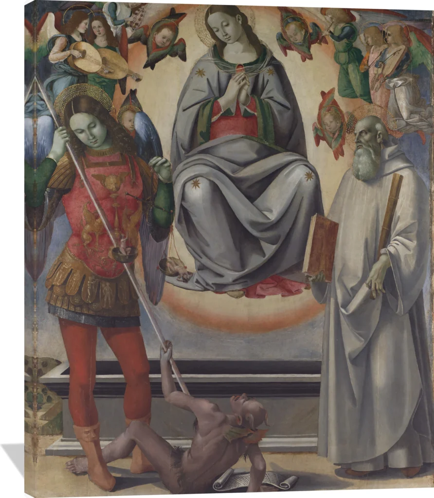 The Assumption of the Virgin with Saints Michael and Benedict