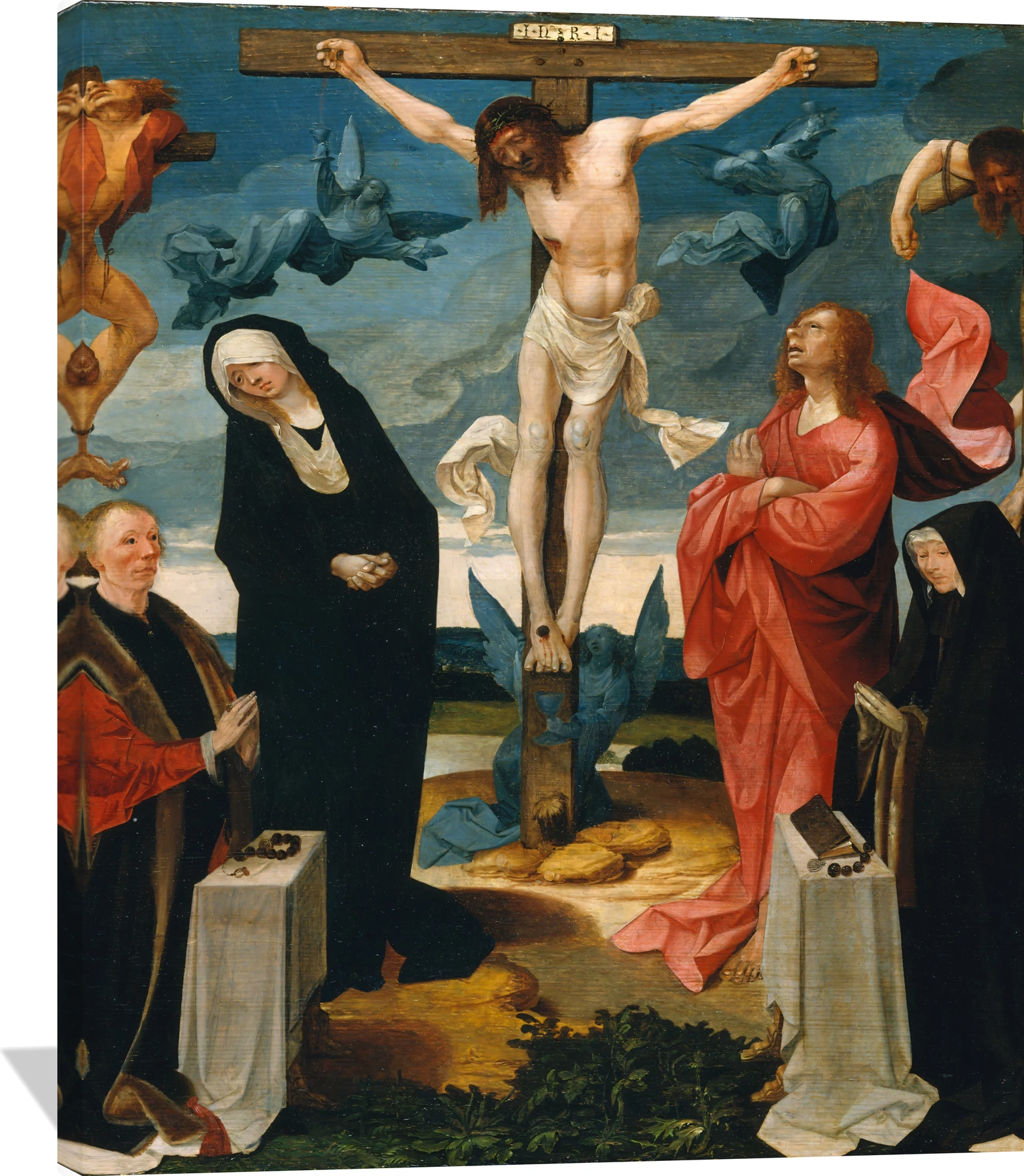 The Crucifixion with Donors and Saints Peter and Margaret of Antioch
