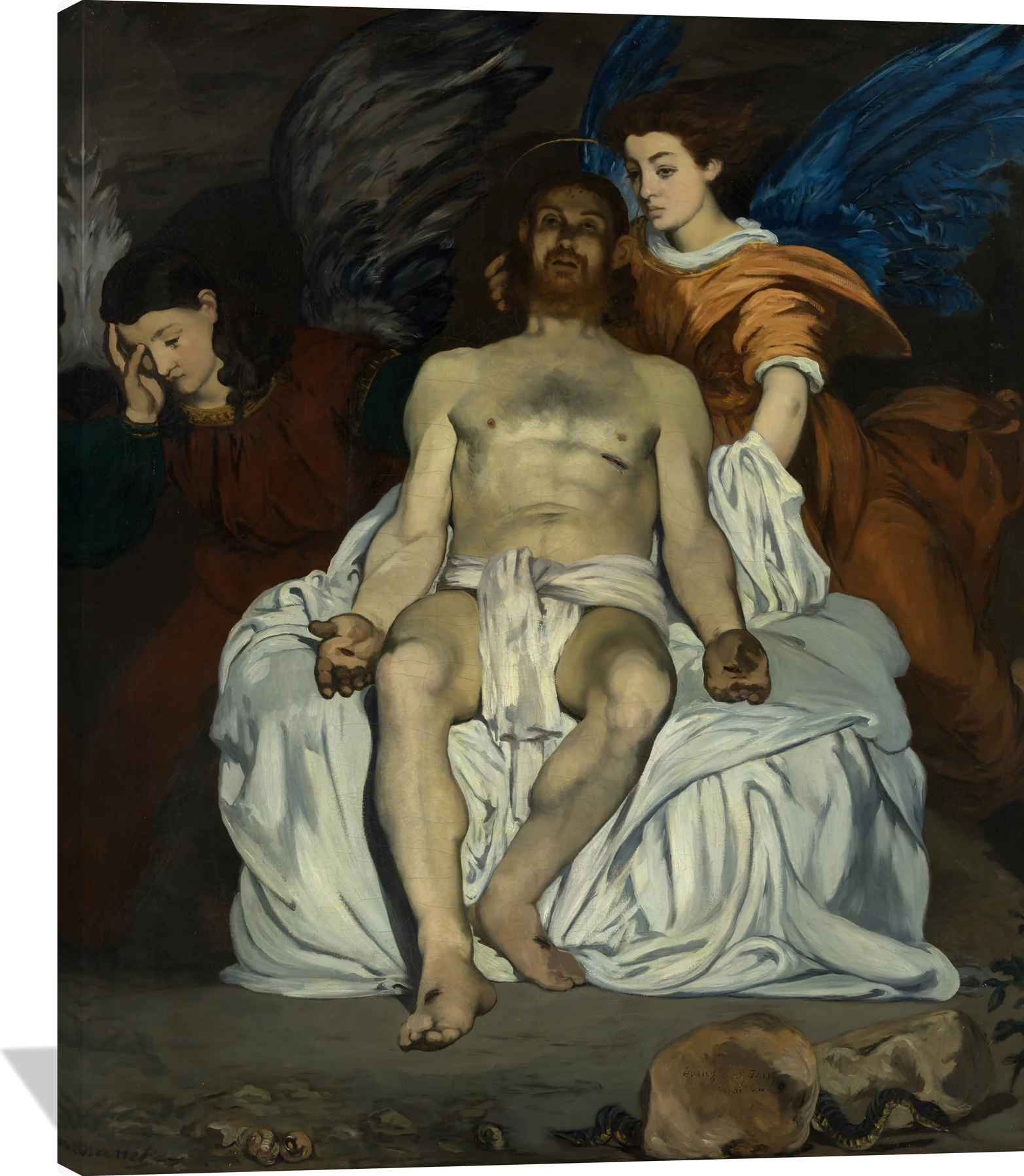 The Dead Christ with Angels