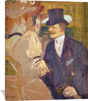 The Englishman (William Tom Warrener, 1861–1934) at the Moulin Rouge