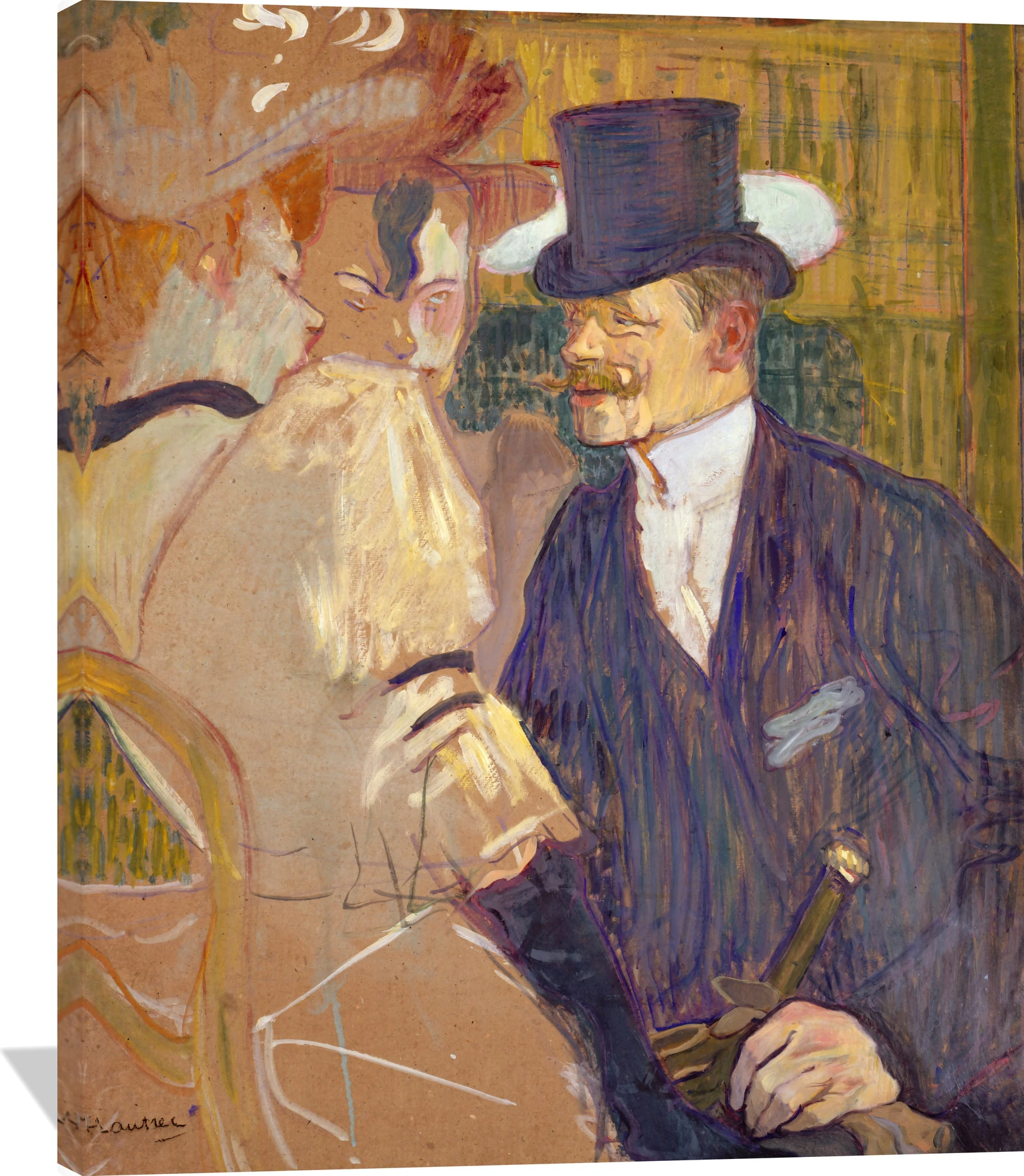 The Englishman (William Tom Warrener, 1861–1934) at the Moulin Rouge