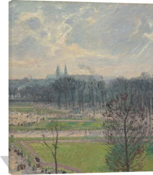 The Garden of the Tuileries on a Winter Afternoon