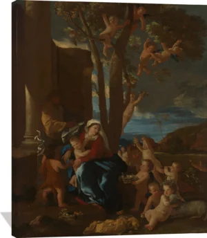 The Holy Family with Saint John the Baptist