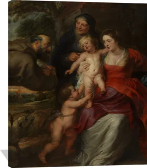 The Holy Family with Saints Francis and Anne and the Infant Saint John the Baptist