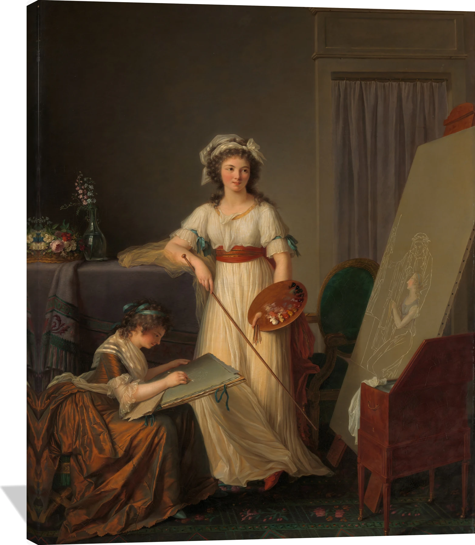 The Interior of a Woman Painter's Studio