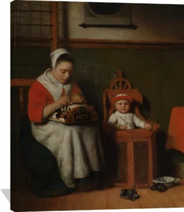 Artwork by Nicolaes Maes