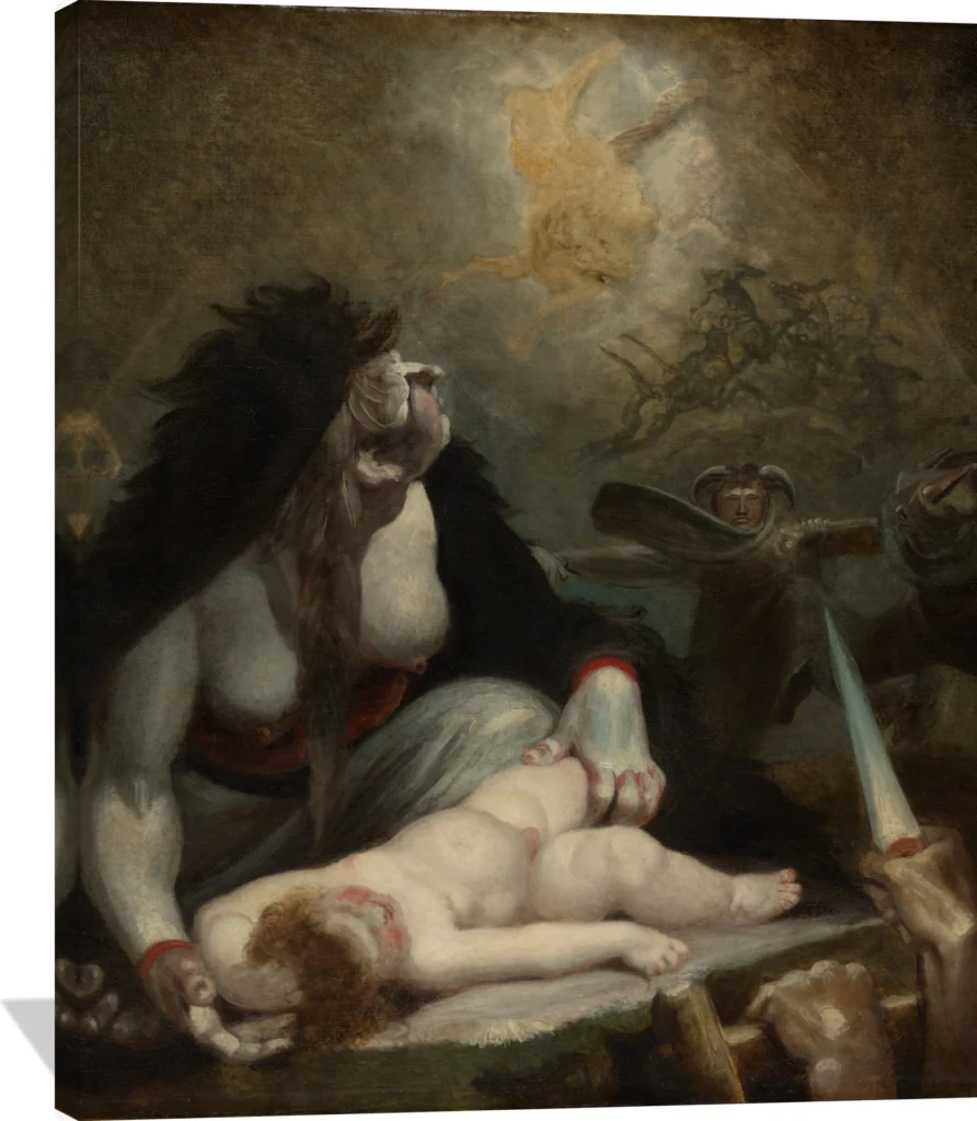 The Night-Hag Visiting Lapland Witches