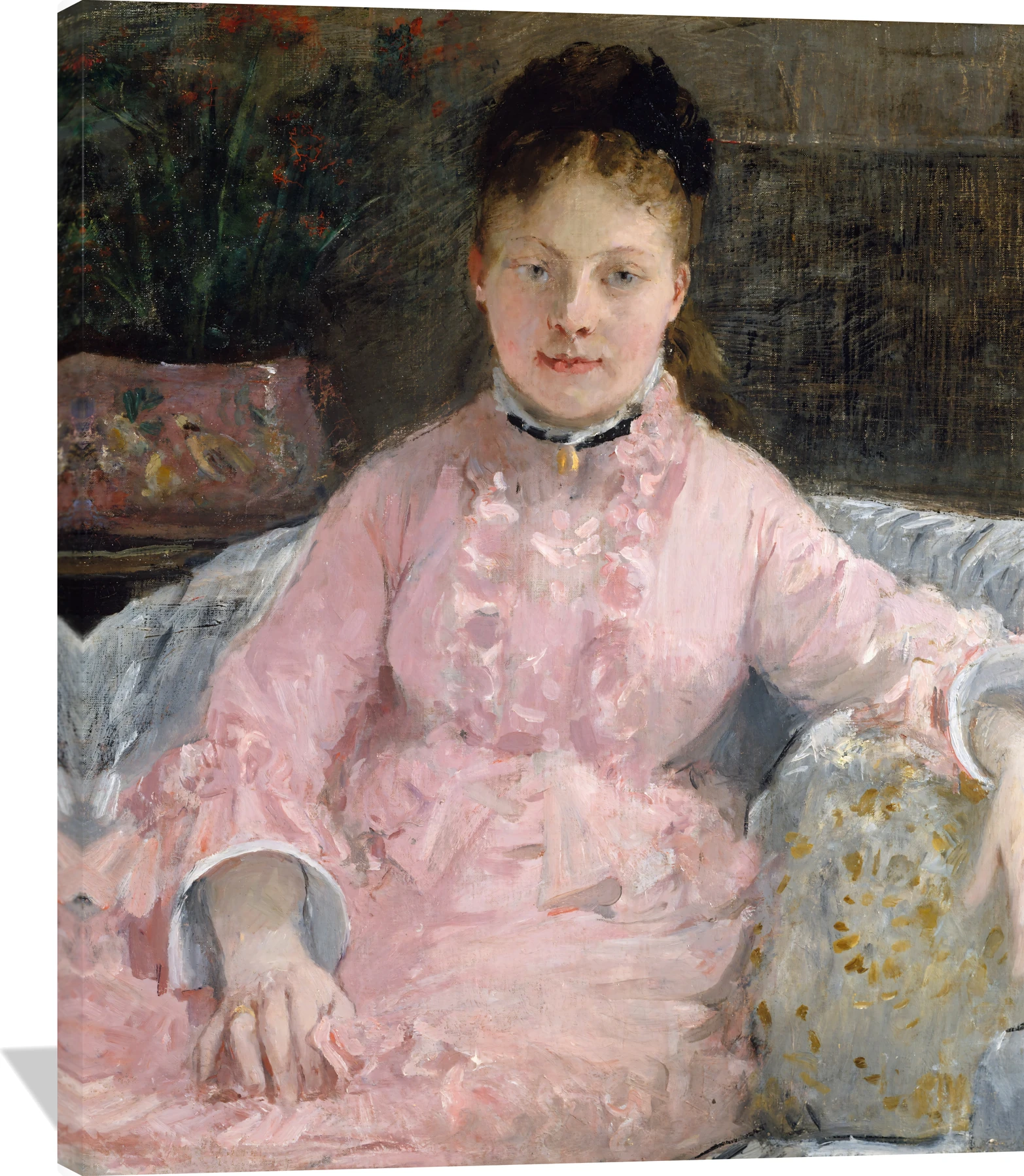 The Pink Dress (Albertie-Marguerite Carré, later Madame Ferdinand-Henri Himmes, 1854–1935)