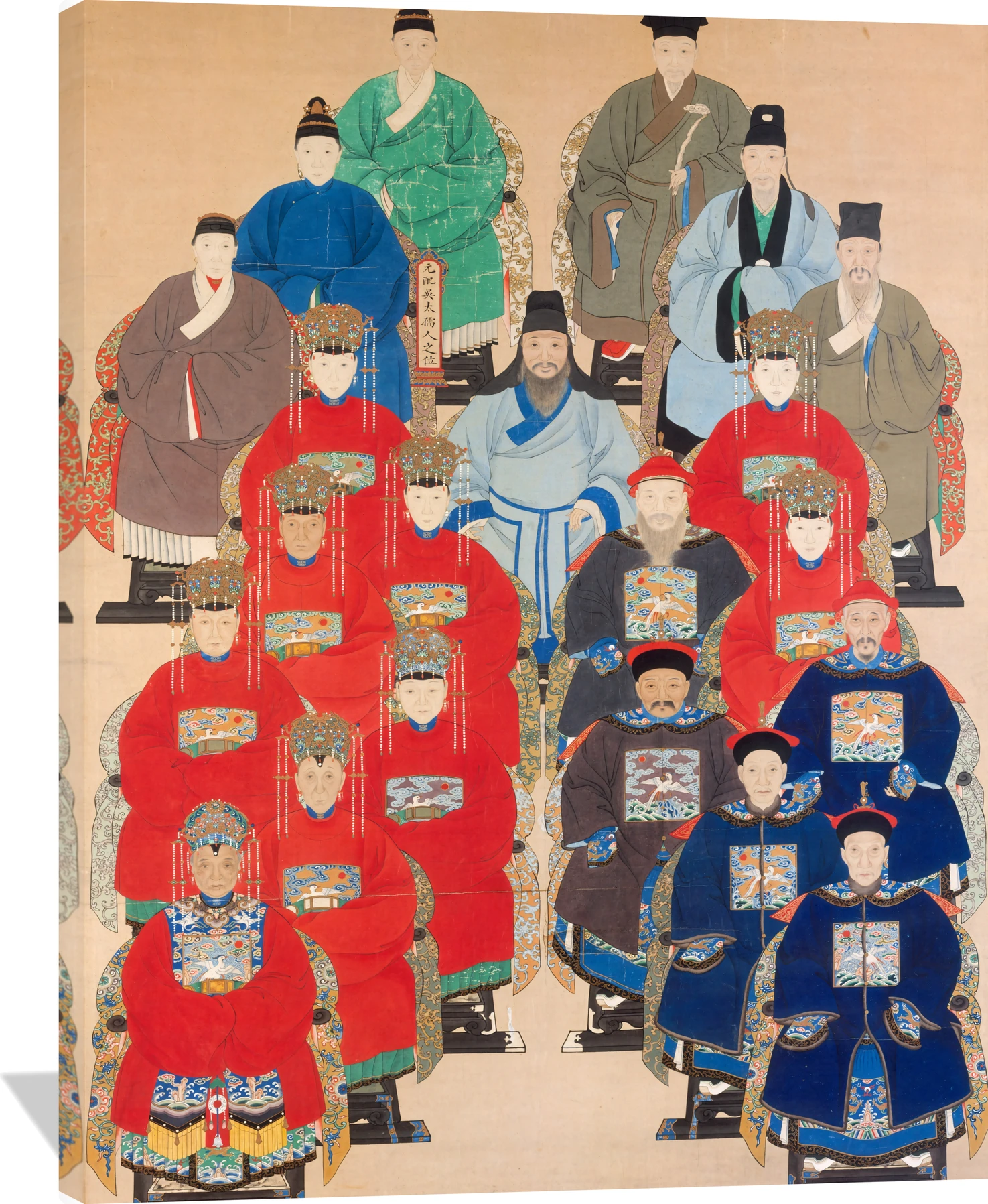 Twenty-one Ancestors with Spirit Tablet