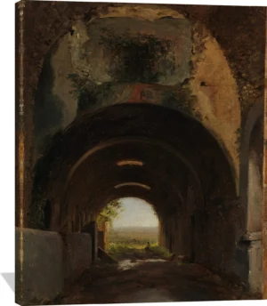View in the Stables of the Villa of Maecenas, Tivoli