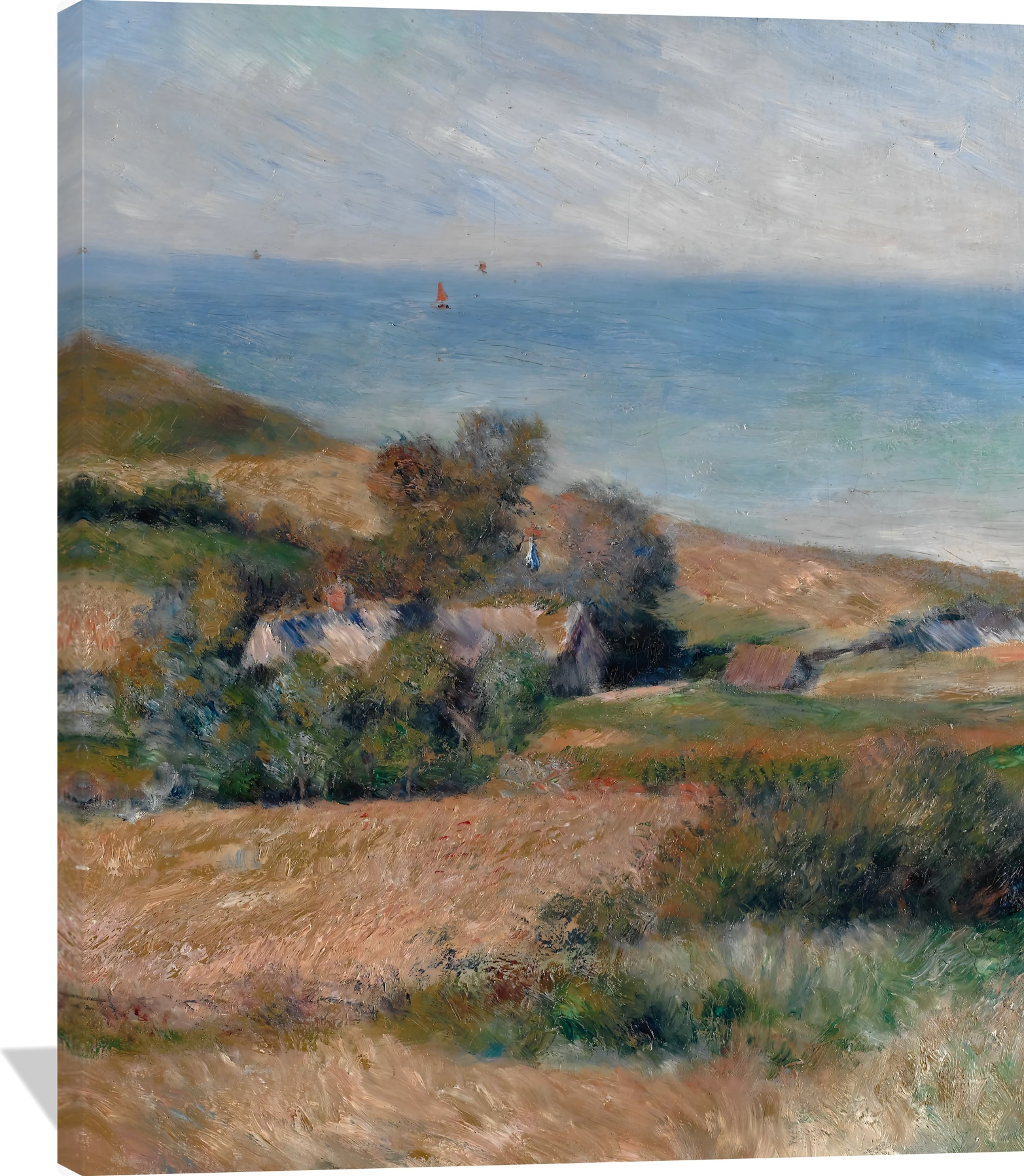 View of the Seacoast near Wargemont in Normandy