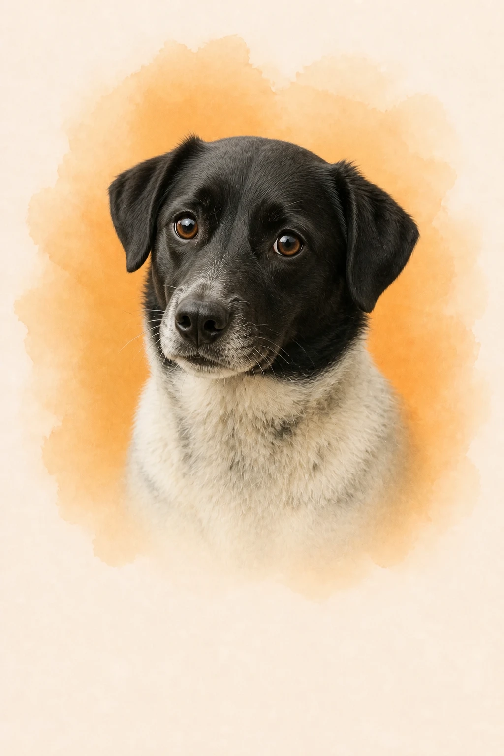 Portrait sample with crop frame