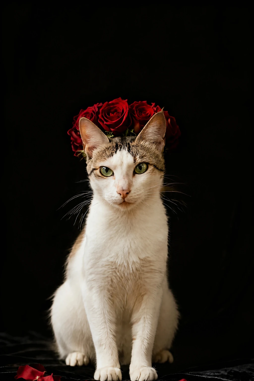 Portrait sample with crop frame