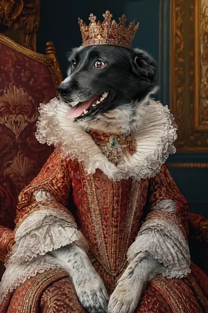 The Masterpiece pet portrait style