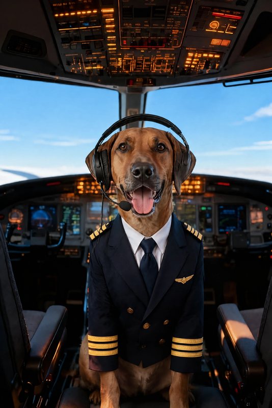 The Captain Speaking look made with a red-brown hound